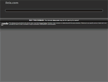 Tablet Screenshot of ileia.com